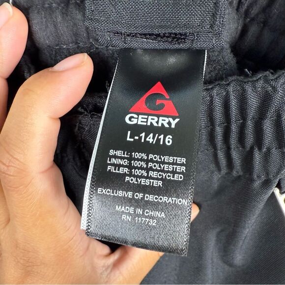 Gerry Boys' Size Large 14/16 Performance Snow Pants Removable Suspenders Slate - Picture 6 of 9